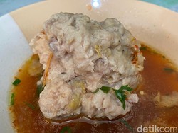 Kenyal Lembut! Bakso Urat Jabrig Kamojang yang Bentuknya Unik