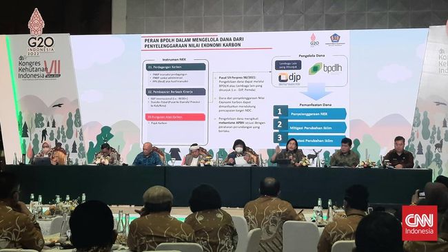 Sejumlah menteri hadir dan mengisi rangkaian acara Kongres Kehutanan Indonesia (KKI) ke-7 tahun 2022.