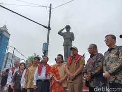 Keluarga Habiskan Rp 2 M Buat Patung Jamin Ginting di Medan