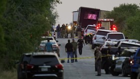 FOTO: Horor Temuan 46 Jasad Imigran dalam Truk di Amerika
