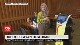 VIDEO: Robot Pelayan Pengantar Pesanan Makanan di Coffe Shop