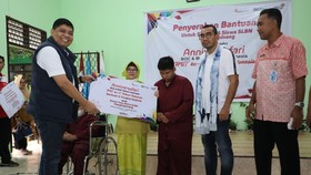 Digitalisasi Pendidikan, Telkom Sumbang Laptop ke SLBN Pangkalpinang