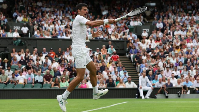 Novak Djokovic harus bermain empat set pada babak pertama Wimbledon ketika menghadapi petenis Korea Selatan, Kwon Soon Woo.