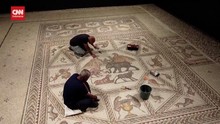 VIDEO: Mosaik 1.700 Tahun Kembali ke Israel Usai Keliling Dunia