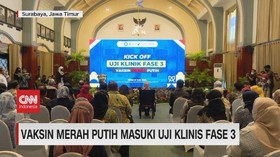 VIDEO: Vaksin Merah Putih Masuki Uji Klinis Fase 3