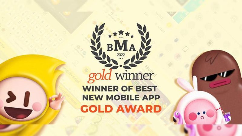 Keyboard Facemoji, aplikasi keyboard yang dapat dipersonalisasi baru-baru ini mengumumkan telah memenangkan Gold Award