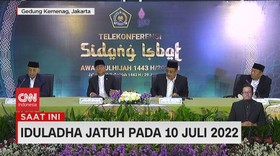 VIDEO: Iduladha Jatuh Pada 10 Juli 2022