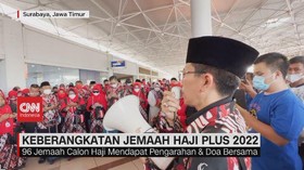 VIDEO: Keberangkatan Jemaah Haji Plus 2022