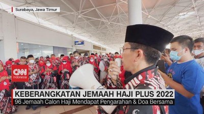 img-title VIDEO: Keberangkatan Jemaah Haji Plus 2022