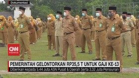 VIDEO: Pemerintah Gelontorkan Rp35,5 Triliun Untuk Gaji ke-13