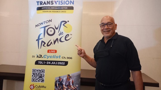 Transvision resmi menyiarkan langsung lomba balap sepeda bergensi dunia bertajuk Tour de France 2022.