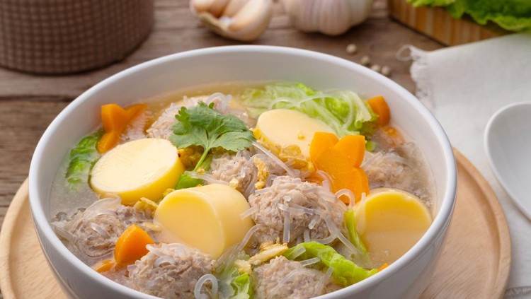 Resep Sop Bola Daging dan Tofu