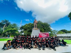 Sambil Pawai Motor, Milenial di Bone Deklarasi Dukung Ganjar Nyapres