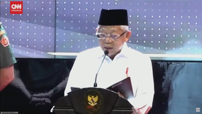 Ma'ruf Ingatkan Dana Kemiskinan Tak Habis Buat Rapat-Perjalanan Dinas Ma'ruf Amin mewanti-wanti agar dana penanggulangan kemiskinan tak tersedot banyak untuk rapat dan perjalanan dinas.