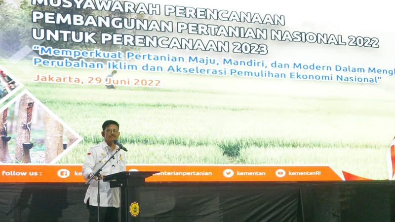 Menteri Pertanian (Mentan) Syahrul Yasin Limpo mengatakan di tengah tantangan pangan dunia saat ini dibutuhkan gebrakan program