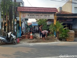 Pembangun Tanggul yang Tutup Akses SDN di Tangsel Disetop Sementara