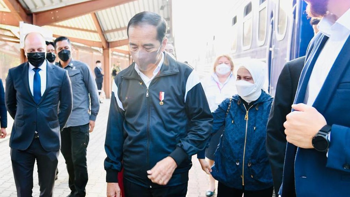 FOTO: Jokowi Naik Pesawat ke Rusia, Lanjutkan Misi Damai Temui Putin