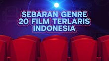 INFOGRAFIS: Sebaran Genre 20 Besar Film Terlaris Indonesia