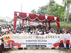 Mak Ganjar di Sumsel Dukung Ganjar Pranowo Nyapres 2024