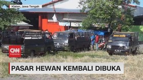 VIDEO: Pasar Hewan Kembali Dibuka