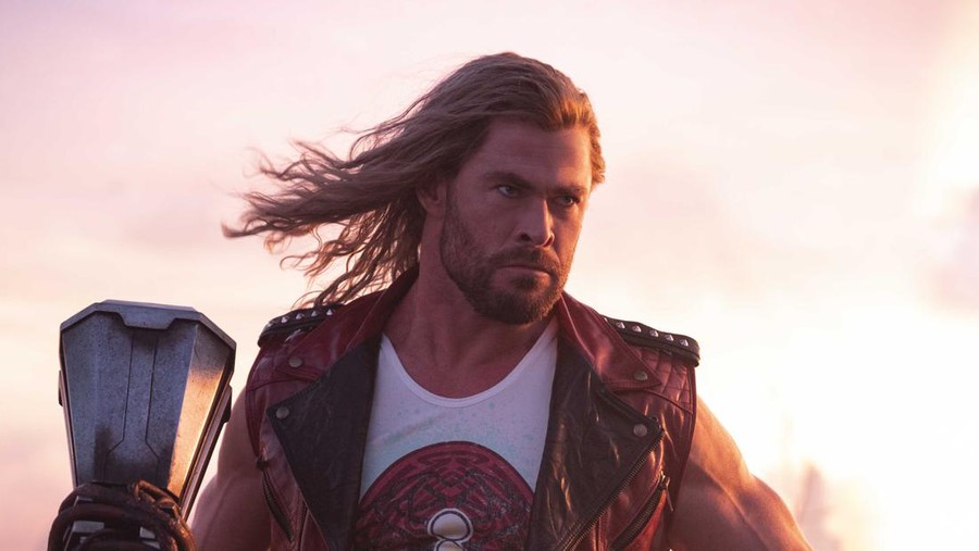 Thor: Love and Thunder Chris Hemsworth as Thor in Marvel Studios' THOR: LOVE AND THUNDER. Photo by Jasin Boland. ©Marvel Studios 2022. All Rights Reserved.