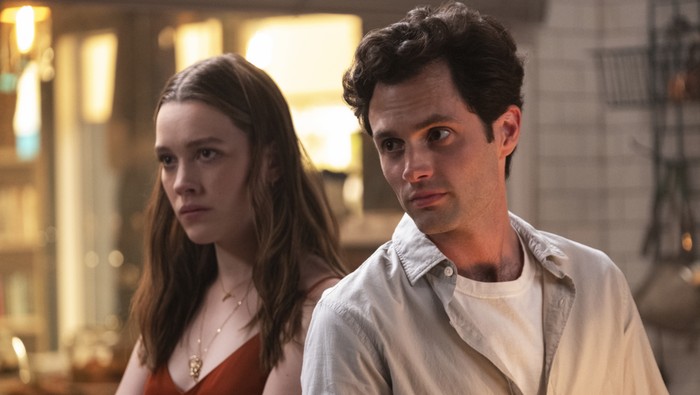 Cuplikan adegan di serial You (2018) yang tayang di Netflix.