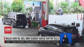 VIDEO: Mulai Hari Ini, Beli BBM Subsidi Harus Daftar Dulu