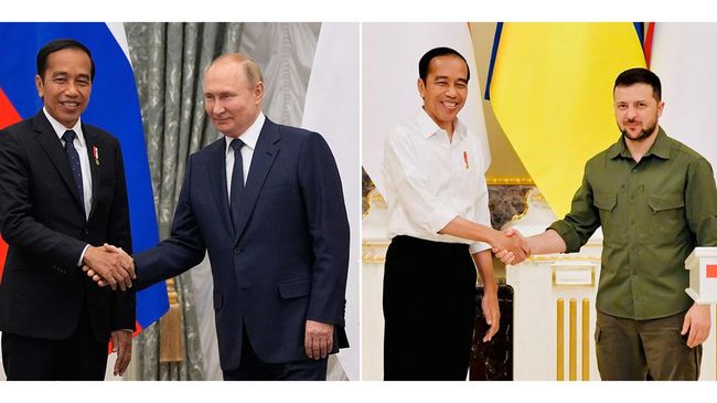 Lawatan Presiden RI Joko Widodo (Jokowi) ke Ukraina dan Rusia menjadi sorotan di akhir pekan lalu yang berkaitan pesan dari Zelensky buat Putin.