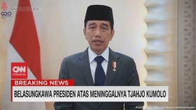 VIDEO: Belasungkawa Presiden Atas Meninggalnya Tjahjo Kumolo