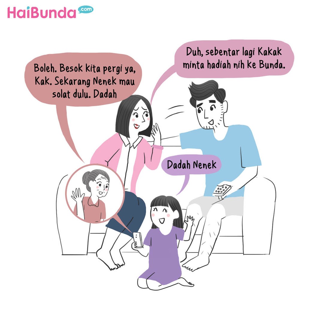 Komik Hadiah Naik Kelas, Bunda Kasih Apa?