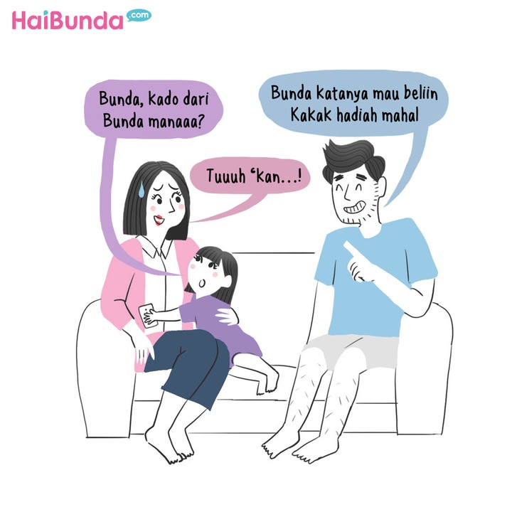 Komik Hadiah Naik Kelas, Bunda Kasih Apa?