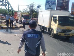 Jembatan Trisula Lama di Blitar Diperbaiki, Arus Lalin Dialihkan