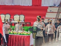 1.641 Personel Polda Metro Naik Pangkat di HUT Ke-76 Bhayangkara