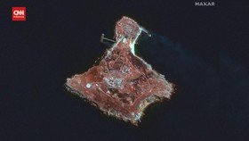 VIDEO: Penampakan Snake Island Setelah Ditinggalkan Pasukan Rusia