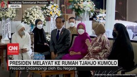 VIDEO: Presiden Melayat ke Rumah Tjahjo Kumolo