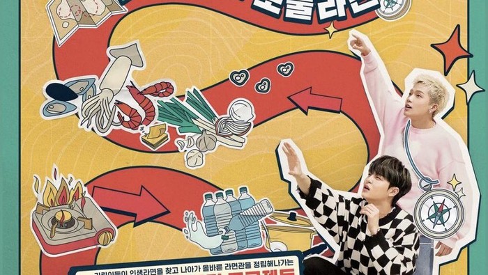 Review Variety Show Rakkidol: Cara Baru Menikmati Mie dari Duo Leader TREASURE