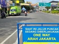 One Way Arah Jakarta Berlaku, Kendaraan Menuju Puncak Disetop Sementara