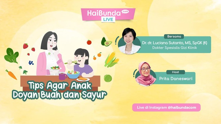 HaiBunda Live Tips Anak Suka Makan Sayur HaiBunda Live Tips Anak Suka Makan Sayur
