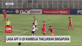 VIDEO: Piala AFF U-19: Kamboja Taklukkan Singapura