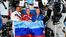 Dari Angkasa, Kosmonaut Rusia Rayakan Luhansk Direbut dari Ukraina