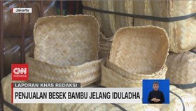 VIDEO: Penjualan Besek Bambu Jelang Iduladha
