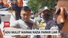 VIDEO: Adu Mulut Warnai Razia Parkir Liar