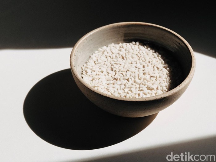 Ilustrasi beras premium.