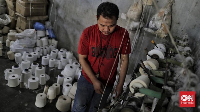 FOTO: Melawat Industri Pemintal Benang di Ciledug