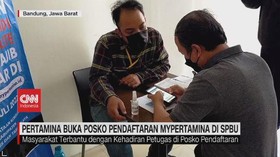 VIDEO: Pertamina Buka Posko Pendaftaran Mypertamina di SPBU