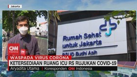 VIDEO: Ruang ICU 11 Rumah Sakit Rujukan Covid-19 Penuh
