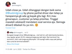 Blue Bird Minta Maaf Soal Penumpang Diputar-putar Sopir di Soetta