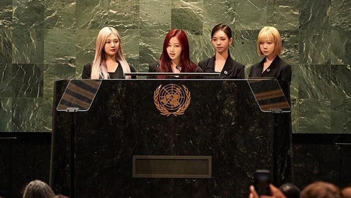 aespa Sampaikan Pidato Berkesan di Sidang PBB 2022, Penampilan Anggotanya Tuai Pujian!