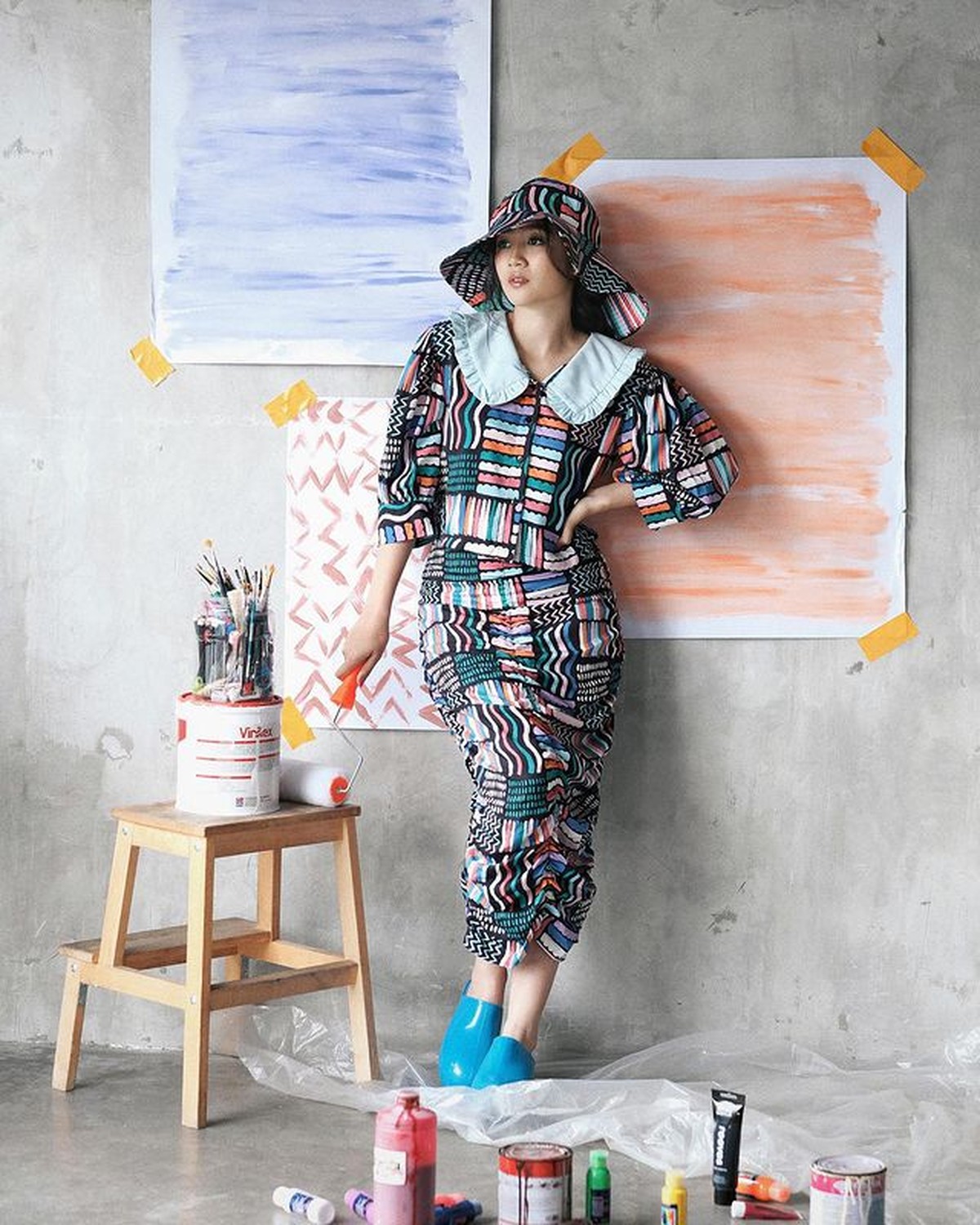 Artis Cantik Berdandan Ala Cewek Kue