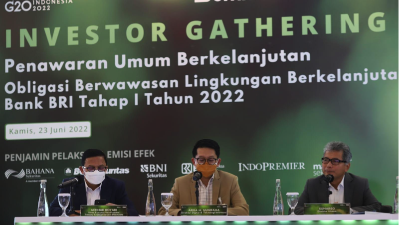 PT Bank Rakyat Indonesia (Persero) Tbk (BRI) mendapat kepercayaan dari para investor dalam dan luar negeri